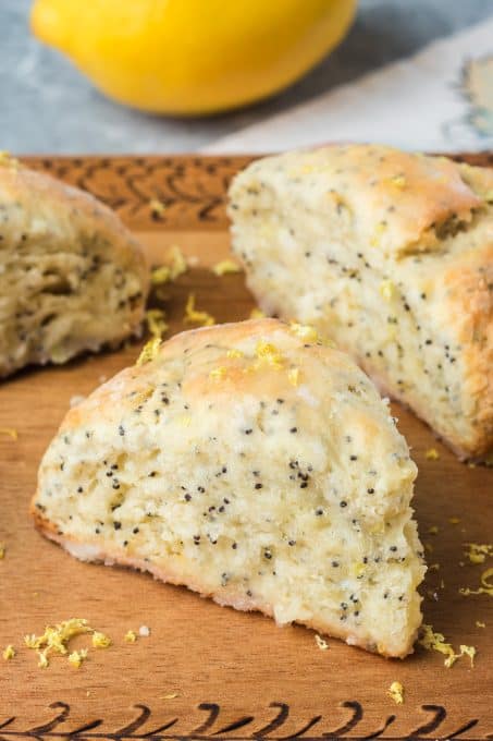 Lemon Poppy Seed Scones