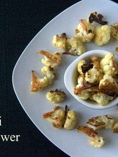 Roasted Teriyaki Cauliflower - cauliflower florets tossed in a Teriyaki marinade and roasted to perfection!