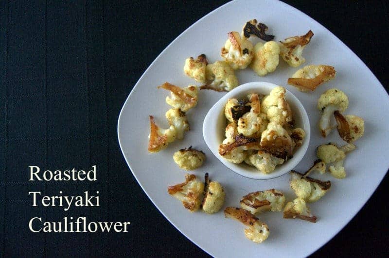 Teriyaki Cauliflower - cauliflower florets tossed in a Teriyaki marinade and roasted to perfection!