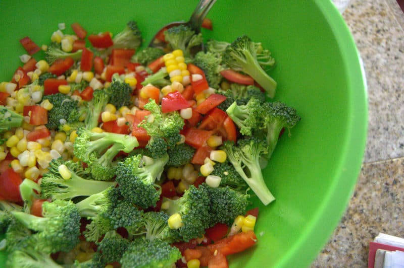 Sausage Veggie Pasta Salad - a hearty side or complete meal with a great combination of flavors!