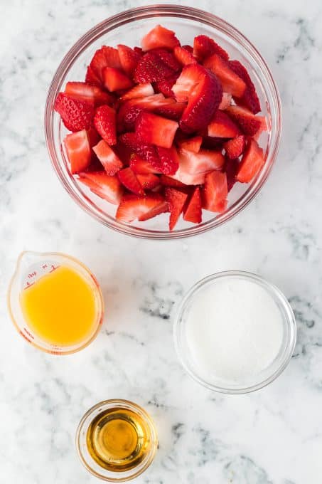 Ingredients for Strawberries Lenox