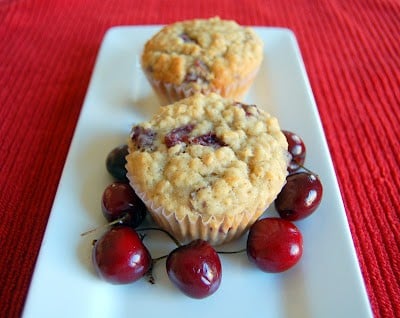 Cherry Oatmeal Muffins