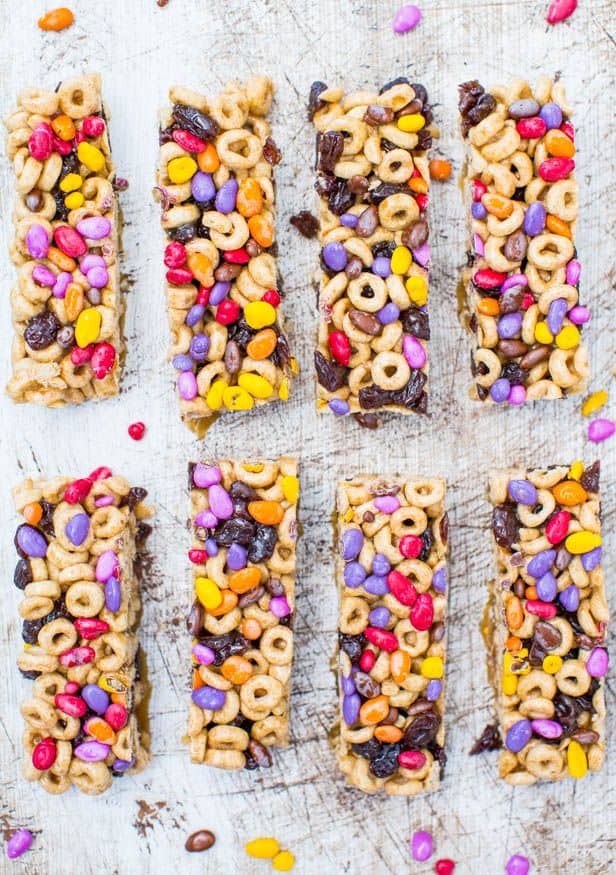 No-Bake Honey Nut Cheerios Snack Bars