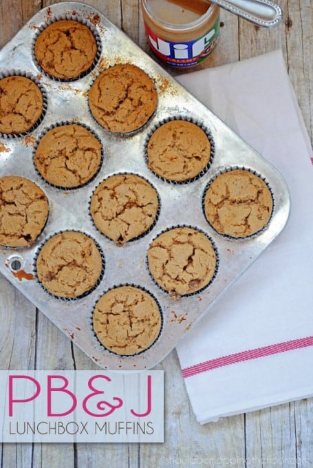 PB&J Lunchbox Muffins