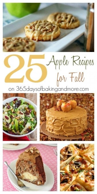 25 Great Apple Recipes for Fall.