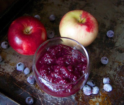 CINNAMON BLUEBERRY APPLESAUCE