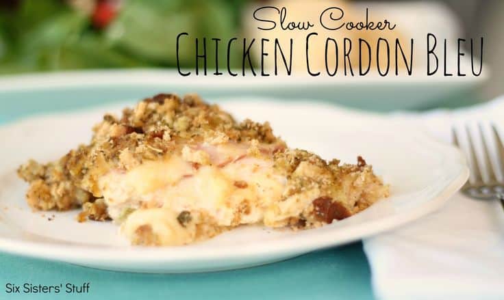 Slow Cooker Chicken Cordon Bleu