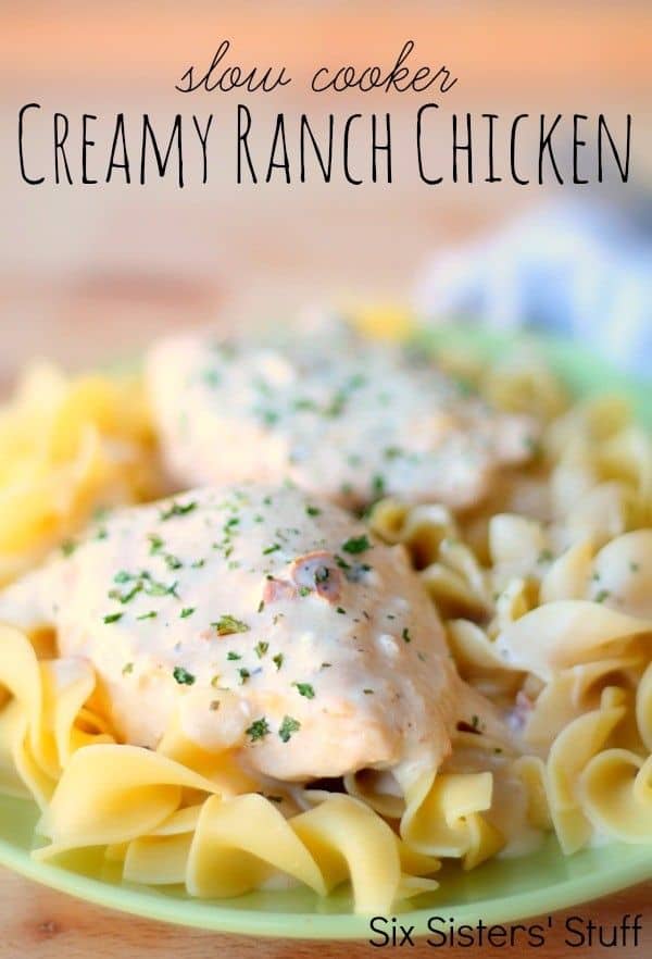 Slow Cooker Creamy Ranch Chicken