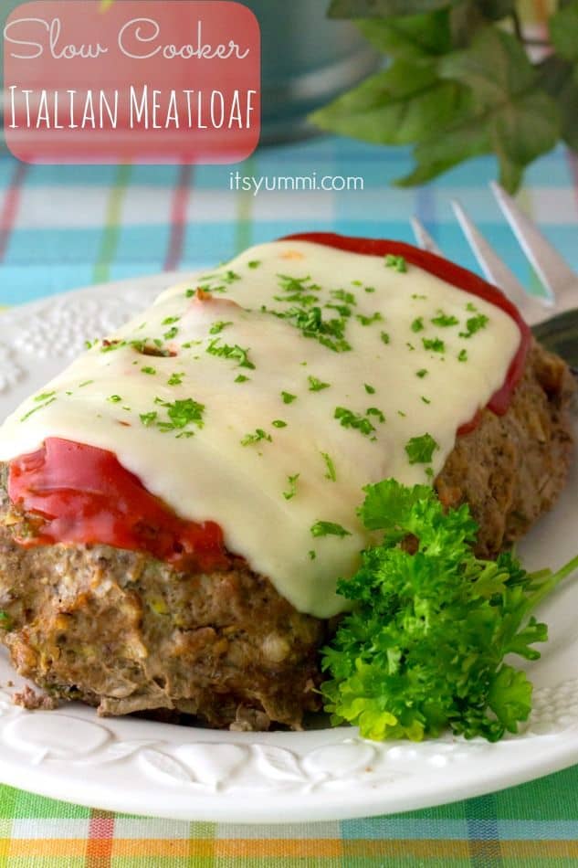 Slow Cooker Italian Meatloaf