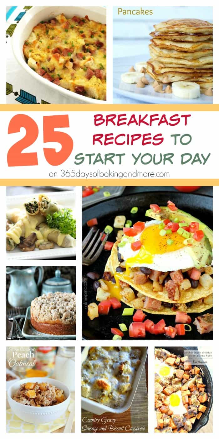 25 Breakfast Recipes to Start Your Day on 365 Days of Baking & More