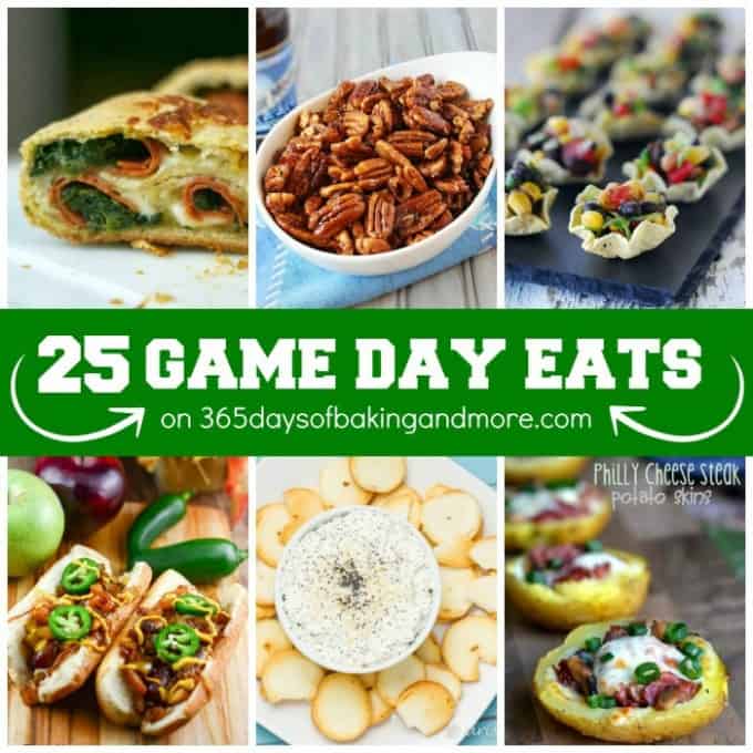 25 Game Day Eats on 365 Days of Baking & More SQUARE