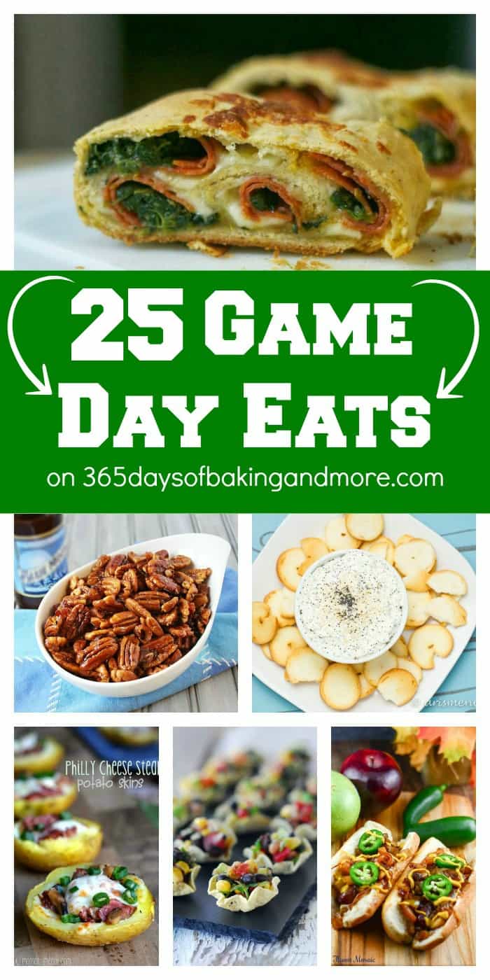25 Game Day Eats on 365 Days of Baking & More