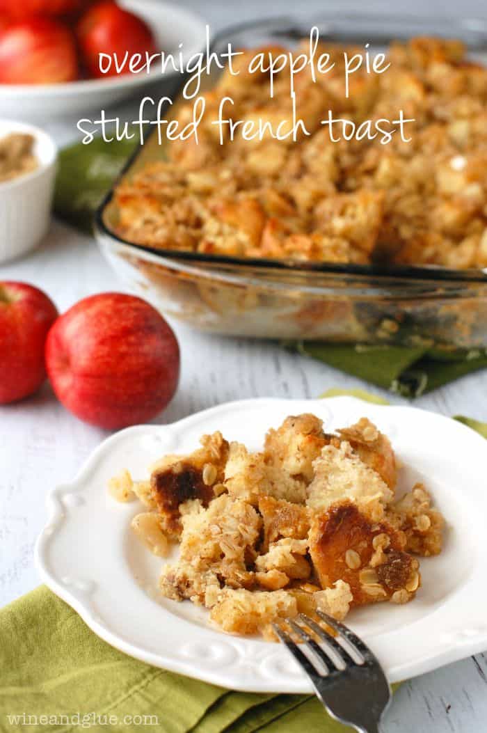 Apple Pie Overnight Stuffed French Toast