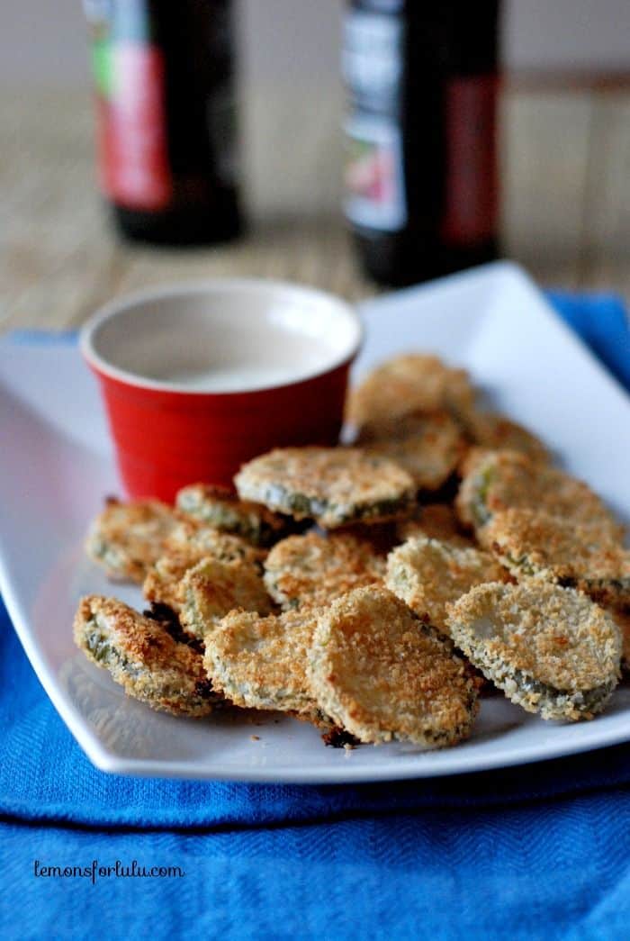 Baked Pickle Chips