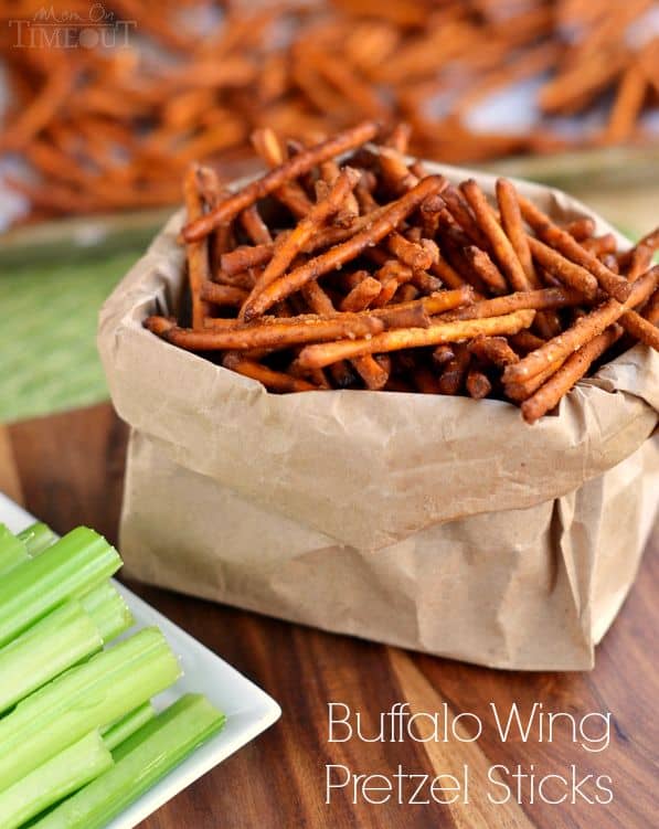 Buffalo Wing Pretzel Sticks