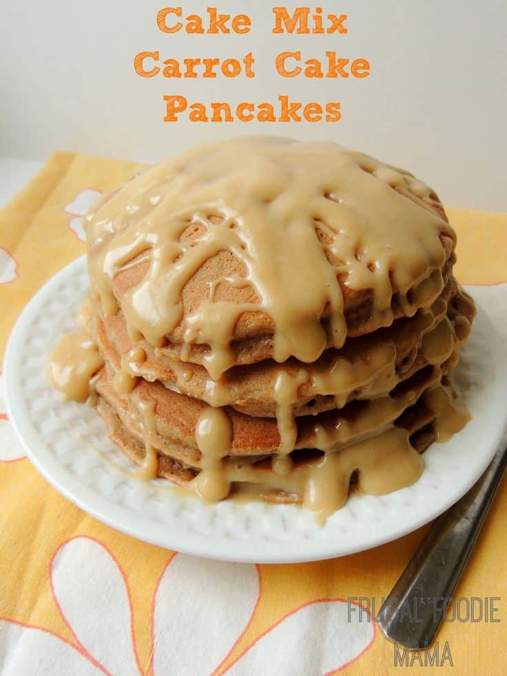 Cake Mix Carrot Cake Pancakes