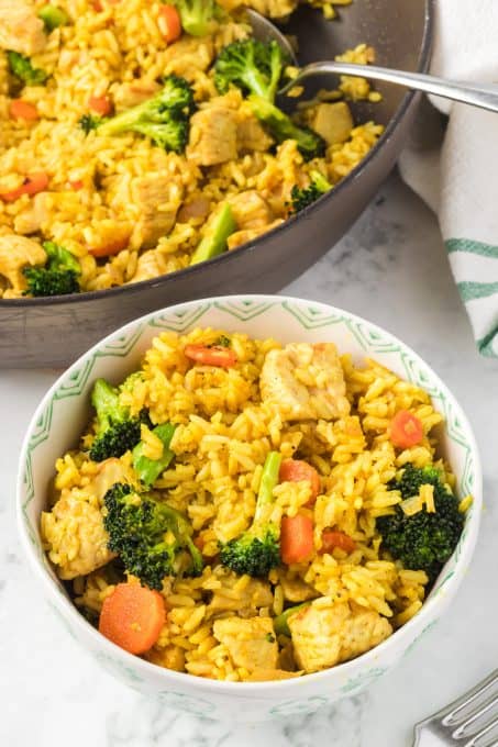 Curried Rice with Chicken and Vegetables