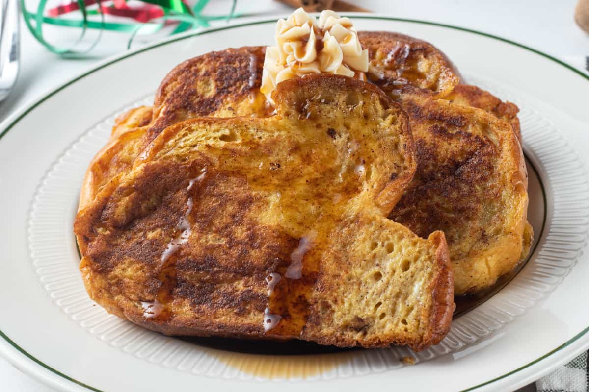 Easy Eggnog French Toast – 365 Days of Baking & More
