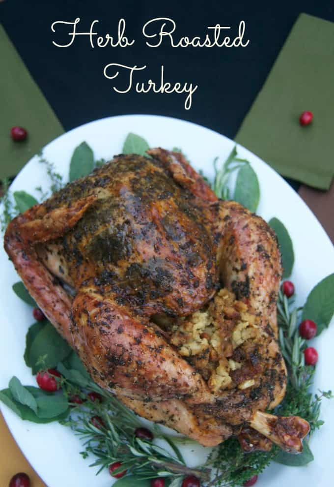 Herb Roasted Turkey - a beautiful and delicious presentation all in one!