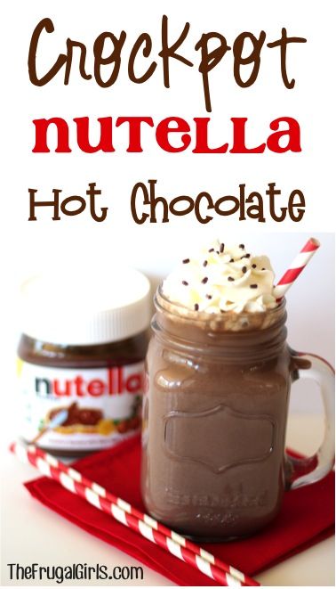 Crockpot Nutella Hot Chocolate