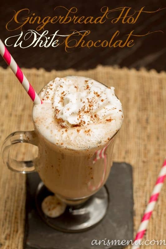 Gingerbread Hot White Chocolate