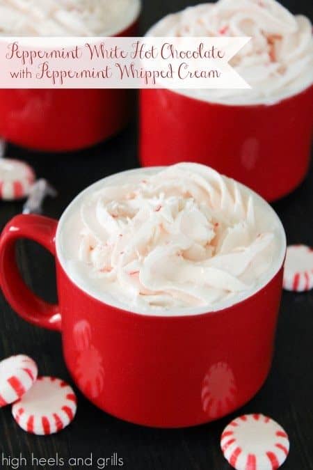 Peppermint White Hot Chocolate