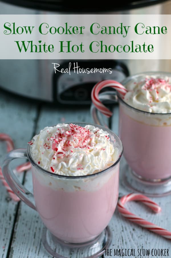 Slow Cooker Candy Can White Hot Chocolate