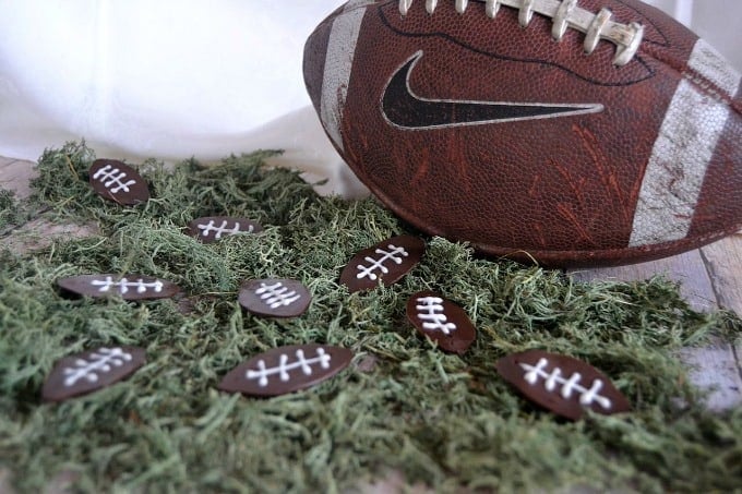 Deflated Footballs - cute chocolate footballs made with chocolate and fun to serve for Game Day!