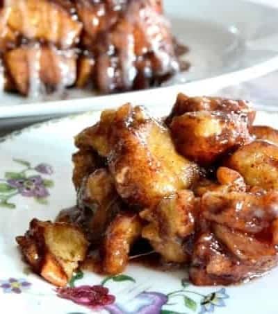 Pepperidge Farm Apple Cinnamon Sweet Rolls and a fresh apple make this Monkey Bread a great addition to your breakfast!