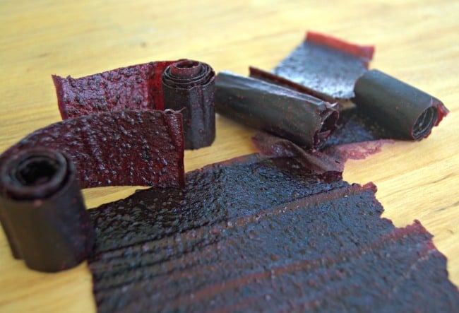 Homemade Fruit Leather - a great after-school snack or lunchbox treat!