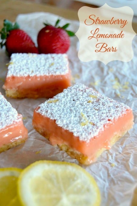 A summertime treat that's great all year - Strawberry Lemonade Bars!