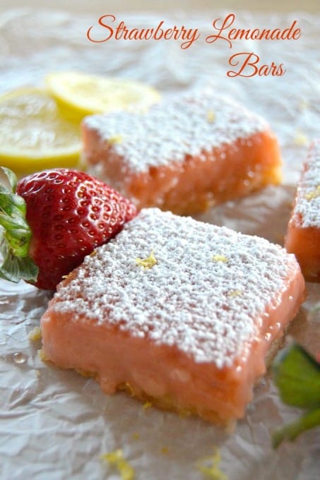 A summertime treat that's great all year - Strawberry Lemonade Bars!