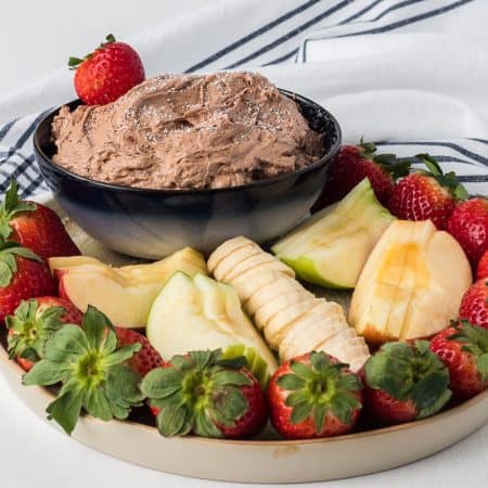 Chocolate Peanut Butter Fruit Dip