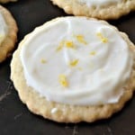 Lemon Coconut Sugar Cookies are made with fresh lemon juice, zest, and shredded coconut. This frosted sugar cookie makes a great Springtime treat!