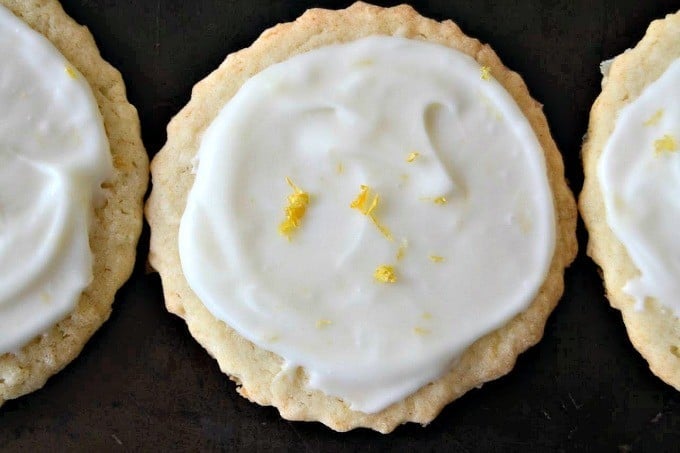 Lemon Coconut Sugar Cookies are made with fresh lemon juice, zest, and shredded coconut. This frosted sugar cookie makes a great Springtime treat!