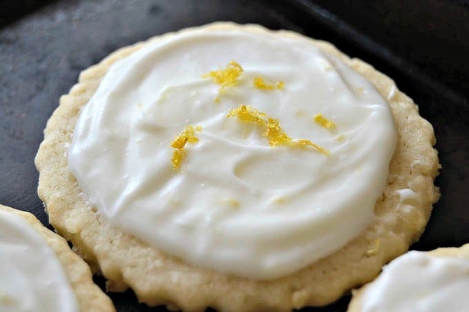 Lemon Coconut Sugar Cookies are made with fresh lemon juice, zest, and shredded coconut. This frosted sugar cookie makes a great Springtime treat!