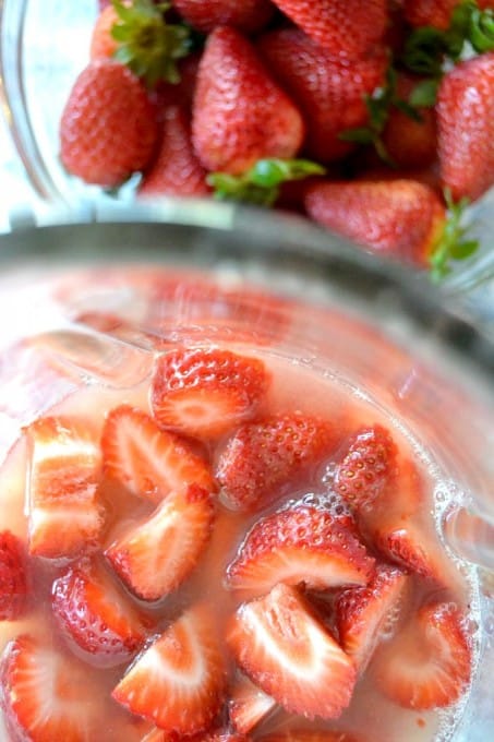 Strawberry Lemonade - the perfect combination of strawberries and lemons for a great summertime treat!