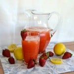 Strawberry Lemonade - the perfect combination of strawberries and lemons for a great summertime treat!