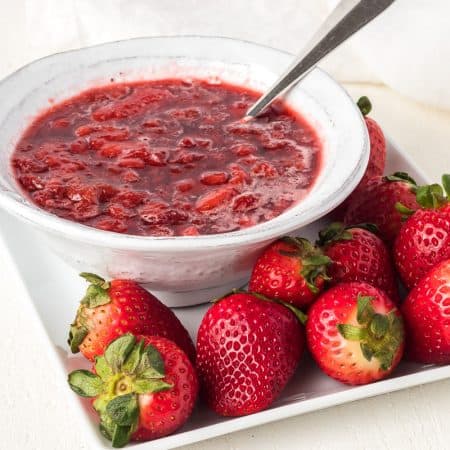 3 Ingredient Strawberry Sauce