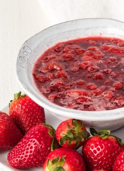 3 Ingredient Strawberry Sauce