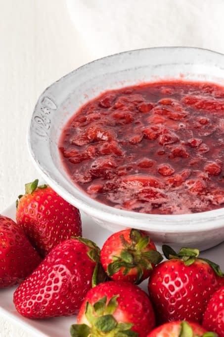 3 Ingredient Strawberry Sauce