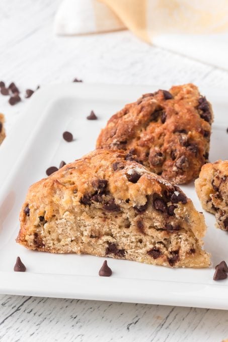 Banana Chocolate Scones