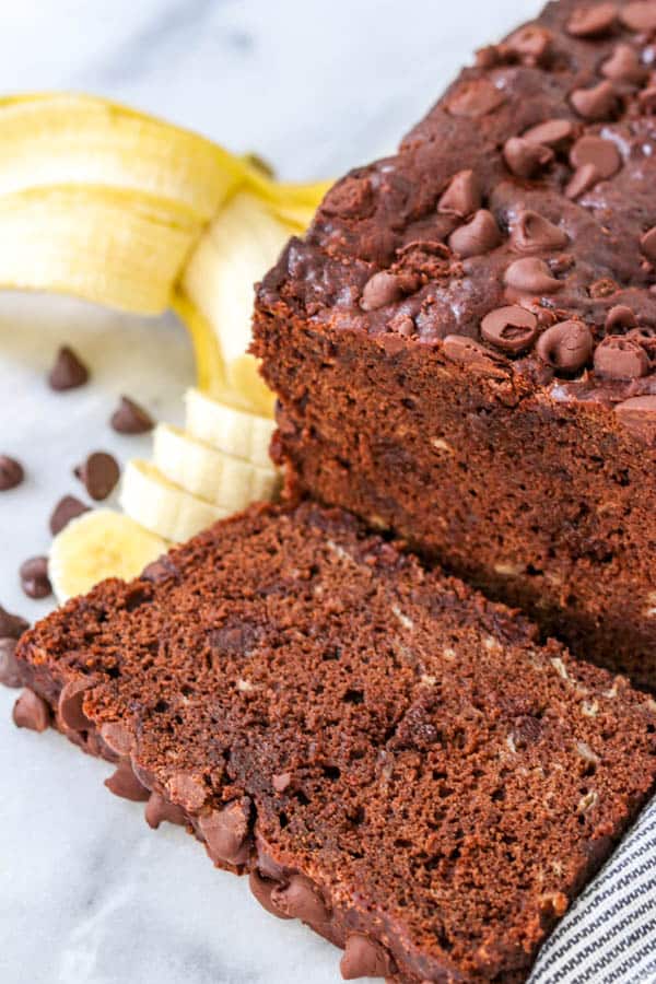 Double Chocolate Banana Bread.