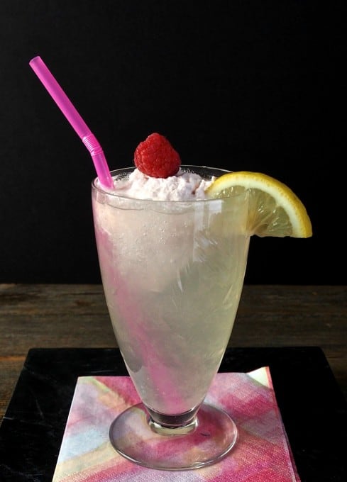 Homemade Lemonade Raspberry Cream