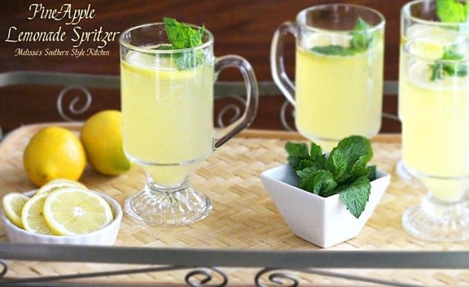 Pine-Apple Lemonade Spritzer