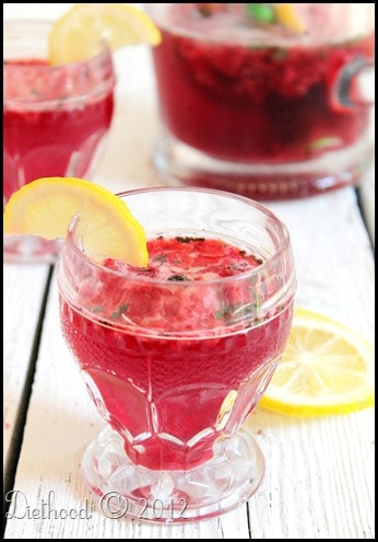 Raspberry Lime Soda Lemonade