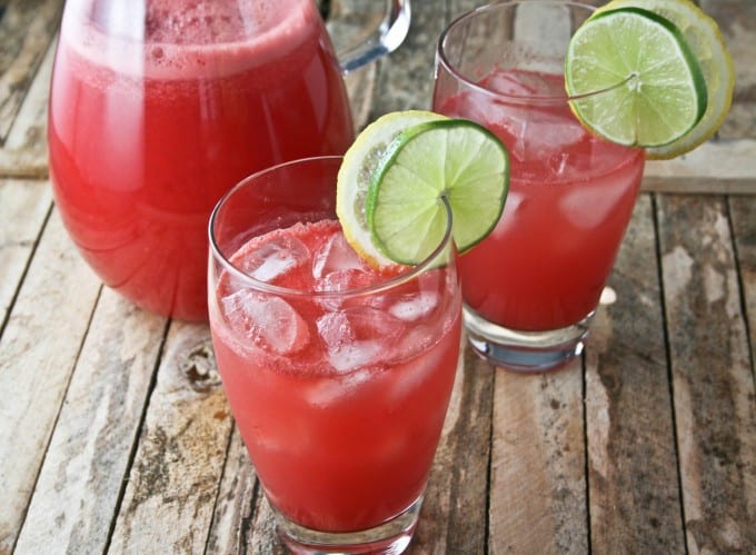 Rosemary Infused Watermelon Lemonade