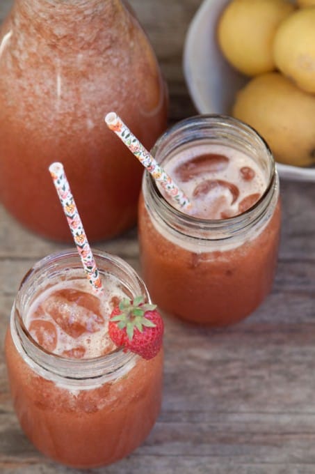 Strawberry Basil Lemonade