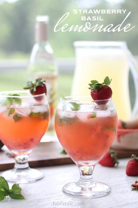 Strawberry Basil Lemonade