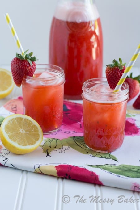 Strawberry Basil Lemonade